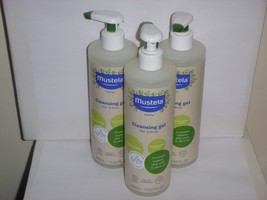(3 pack)  Mustela Cleansing Hair &amp; Body Gel - Vegan - Aloe Vera - 13.5oz... - $455.97 MXN