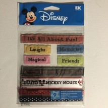 Disney Mickey Mouse 9 Ribbons And Adhesive Labels Box3 - $5.93
