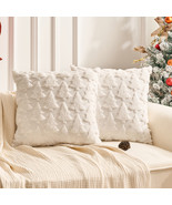 2Pcs Plush Christmas Tree Pillow Covers Soft&amp;Comfortable Festival Decor ... - £23.44 GBP