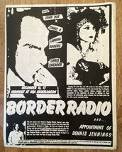 Border Radio. Boston 1987 Midnight Screenings Tower Records Free Ticket Giveaway - £10.04 GBP