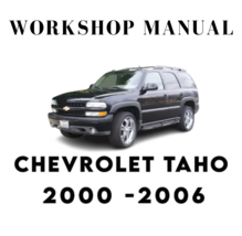 Chevrolet Tahoe 2000 2001 2002 2003 2004 2006 Service Repair Workshop Manual - $7.81