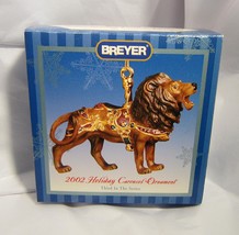 Breyer Horse 2002 Holiday Carrousel Lion Ornament Third in series Retired NIB - £26.67 GBP