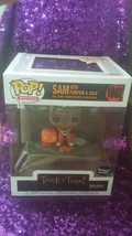 Funko Pop Trick &#39;r Treat Deluxe Sam with Pumpkin &amp; Sack #1002 - Spirit Exclusive - £31.73 GBP