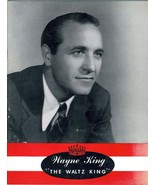 Wayne King Souvenir Program The Waltz King Nancy Evans Ken Stevens 1940&#39;s - £19.45 GBP
