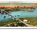 Peace Bridge Buffalo New York NY WB Postcard S14 - $2.92