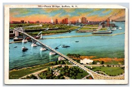 Peace Bridge Buffalo New York NY WB Postcard S14 - £2.29 GBP