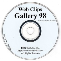 Web Clips Gallery 98 (PC-CD-ROM,1999) For PC/MAC/UNIX - New Cd In Sleeve - £3.91 GBP