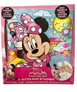 Disney Junior MINNIE Glitter Paint by Number - 1 Scene, 1 Paintbrush &amp; 1... - €11,09 EUR