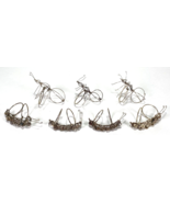 (7) Garden Insect Bugs - Wire Napkin Rings - Grasshoppers - £13.29 GBP