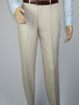 Men's ENZO Linen Spring Summer Suit Light Weight Breathable E58302-7 Natural image 10