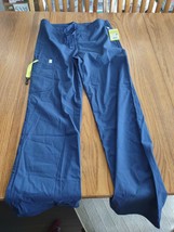 Navy Code Happy Scrubs Mens Drawstring Cargo Pant 16001 XS Antimicrobial... - $40.47