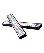 C&amp;H Solutions Western Mah Jong Tile Set with 2 Pcs Mah Jong Trays and Li... - $903.72 MXN