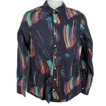 Gant Off-duty Slim Fit  Men&#39;s Shirt Size M Jazzy Funky 80s 90s Pattern - $31.15