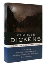 Charles Dickens Five Novels Complete And Unabridged 1st Edition 2nd Printing - £61.06 GBP