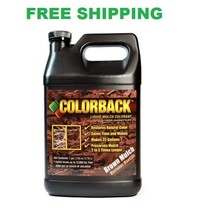 COLORBACK Mulch Colorant Lawn 1 Gallon Brown Color Covering Up To 12,800... - $120.99