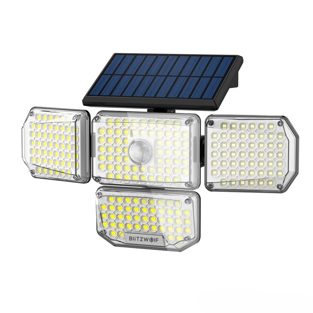 Blitz BW-OLT6 4 Head Solar Sensor Wall Light Smart PIR Motion Sensor Control LED - £118.09 GBP