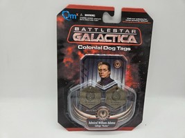 Battlestar Galactica Colonial Dog Tags - Admiral William Adama Callsign ... - £15.57 GBP