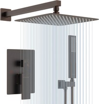 Embather Oil Rubbed Bronze Shower System: 12 Inches Shower Faucet Set With - £204.46 GBP