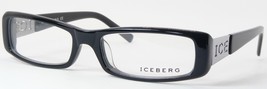 Iceberg IC01601 Negro / Gunmetal Único Raro Gafas Marco Ic 016 05 52-16-135 - £80.84 GBP