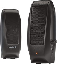 Logitech S120 2.0 Stereo Speakers, Black - $45.98