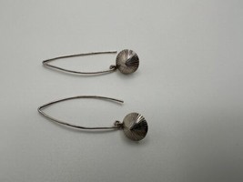 Vintage Sterling Silver She’ll Dangle Earrings 4.8cm - £15.77 GBP