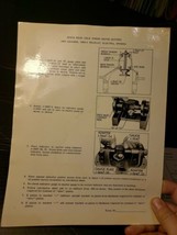 1964 1965 Buick Rear Axle Pinion Settings Worksheets Laminated wildcat skylark - £23.21 GBP
