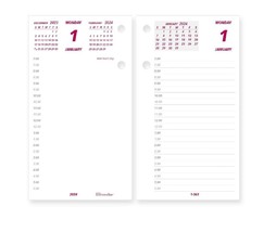 2024 Daily Desk Calendar Refill by Brownline, 3-1/2&quot; x 6&quot;, Loose-Leaf - $11.75