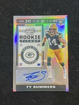 Ty Summers 2019 Panini Optic Contenders Football Rc Auto Rookie Ticket - £14.56 GBP