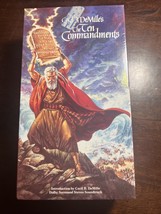 The Ten Commandments VHS Charlton Heston Cecil B DeMille NEW Sealed Box Set - $7.96