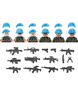 WW2 Military Building Blocks Solider Figures Gifts Weapons Guns UN-B-1SET - $417.97 MXN