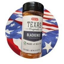 HEB Texas Originals Blackened Seasonings Made With Sea Salt 4.5 Oz - $7.82