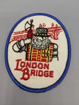 London Bridge Lake Havasu Arizona British Beefeater Guard Soldier Souvenir Patch - £8.85 GBP