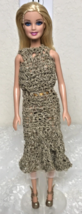 Mattel 2010 Barbie #193 CHF1  Blond Hair Blue Eyes Rigid Body Handmade Dress - £8.94 GBP