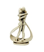 Modernist Art Nude Kissing Embracing Couple Statue Sculpture Figurine - £37.29 GBP