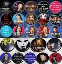 Once Upon A Time TV Series New Button Assortment of 24 Ata-Boy YOU CHOOS... - £1.59 GBP