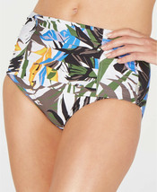 Calvin Klein Printed High-Waist Bikini Bottoms , Size M - £19.42 GBP