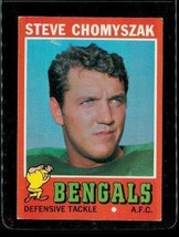 Vintage 1971 Topps Tcg Football Trading Card #252 Steve Chomyszak Bengals - $8.41