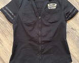 Women’s Harley Davidson Artisan Zip Front Shirt – Black Beauty Size S - £34.90 GBP