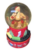 Coca-Cola Santa Musical Motion Train Christmas Snow Globe Hallmar  2001 - $238.86 MXN