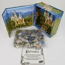 Keepsakes Jigsaw Puzzle Neuschwanstine Castle Germany 500 pc Sure Lox Ages 14 Up - $14.95