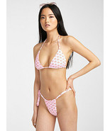 Frankies Bikinis Wild Strawberries Swim Bottom Pink / Red ( L ) - $2,241.30 MXN