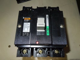 Merlin Gerin #38033 Compact CE 106N 80A 3P 600VAC Circuit Breaker Used - $125.00