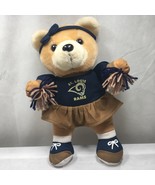 2002 St. Louis Rams ￼Cheerleader Teddy Bear NFL Good Stuff Vtg St. Louis... - £10.76 GBP