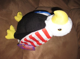 Mighty Bald Eagle Usa Brand New Stuffed Animal Plush 12&quot; Sugar Loaf Stars Stripe - $9.99