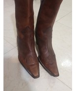 RARE Paul Green Munchen Women’s 9.5 US  Handmade Tall natural Leather Boots - €186,72 EUR