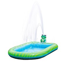 Inflatable Sprinkler Pool for Kids Baby Kiddie Pool Wading Swimming Wate... - £14.87 GBP