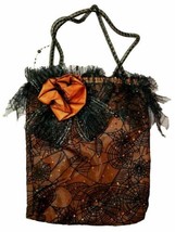 Orange Black Witch Halloween Costume Trick Treat Handbag - £13.33 GBP