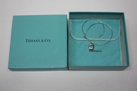 Tiffany & Co.1999 Star Stencil Necklace Omega Chain Sterling Silver 15" Choker - $224.40