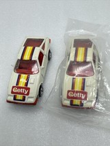 Set TWO Hot Wheels 1984 Nissan 300 ZX GETTY GAS STATION Promo CAR WHITE ... - $18.52
