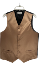 St. Patrick Men&#39;s Taupe Vest 5 Buttons 100% Polyester Size Small - $19.99